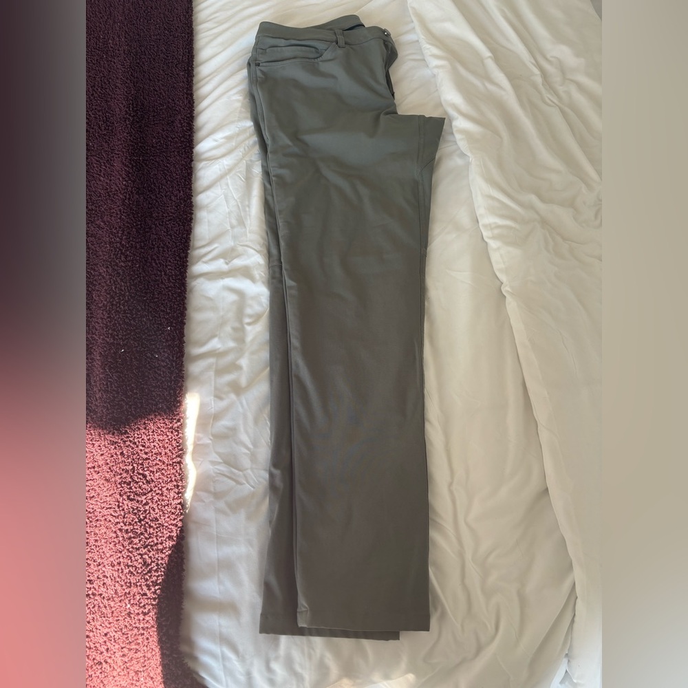 Grey sage abc pants